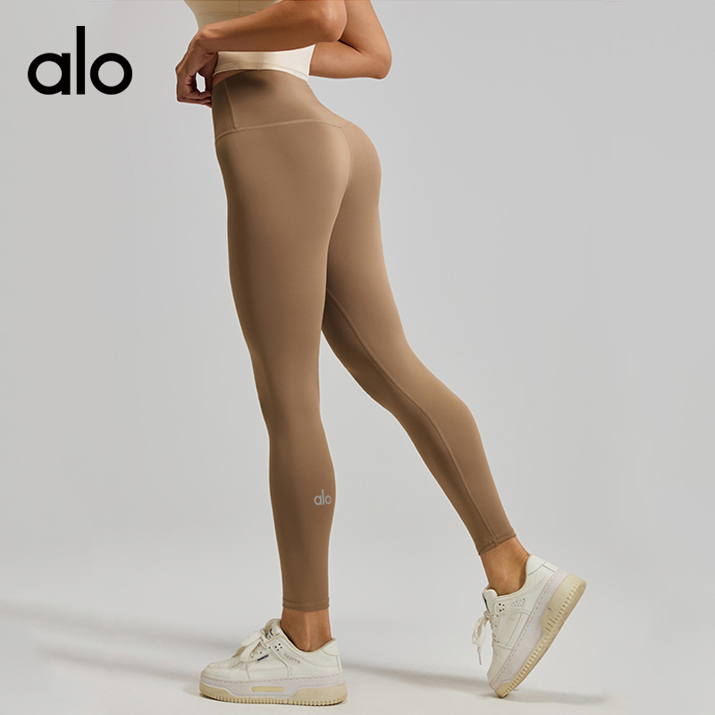 ALO YOGA💰78💎支持一件代发
aloyoga 无尴尬线裸感提臀瑜伽裤高腰收腹运动紧身裤
【品牌】ALO 
【款号】MT21
【面料】聚酯纤维/氨纶
【颜色】豆沙粉，蒸馏咖啡，星耀黑，象牙白，香鲸蓝，树莓红，枪灰色，嫩芽绿，可可色，卡其色，酱茄紫，灰湖蓝，海岩灰，橄榄绿
【尺码】S，M，L，XL，XXL，3XL
专柜同款品质，厂家直销，货源充足，售后保障