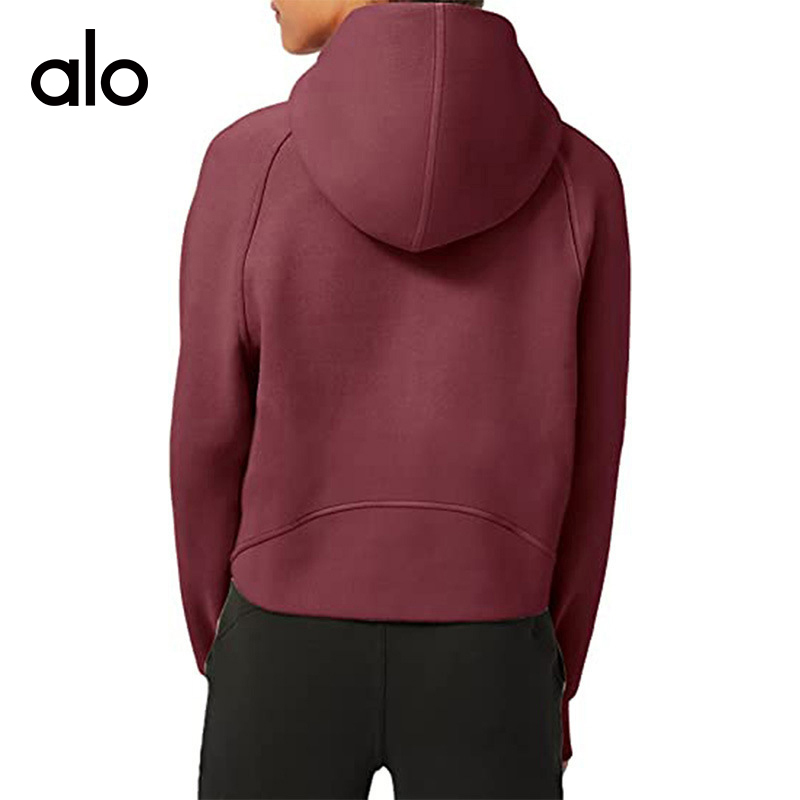 ALO YOGA💰88💎支持一件代发
aloyoga 秋冬半拉链短款立领加绒纯色长袖卫衣外套
【品牌】ALO 
【款号】WT1187
【面料】涤纶/氨纶
【颜色】白色，杏色，浅绿色，浅蓝色，藕色，墨绿色，军绿色，酒红色，灰色，黑色，海蓝色，粉红色
【尺码】S，M，L，XL，XXL
专柜同款品质，厂家直销，货源充足，售后保障