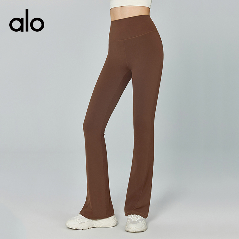 ALO YOGA 💰88💎支持一件代发
aloyoga 小个子高腰提臀健身微喇裤休闲外穿紧身瑜伽裤
【品牌】AlO
【款号】DWPS124025
【面料】锦纶/氨纶
【颜色】莓果红，板栗色，军绿色，海岩灰，黑色
【尺码】S，M，L，XL
 专柜同款品质，厂家直销，货源充足，售后保障