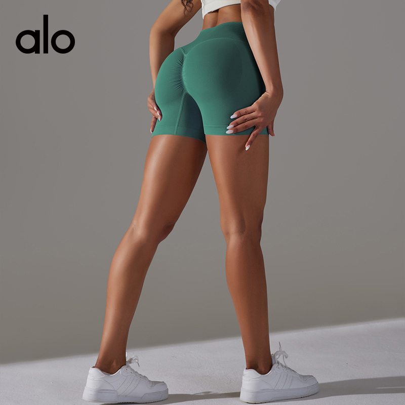 ALO YOGA 💰78💎支持一件代发
aloyoga 无缝交叉腰头高腰弹力跑步运动收腹提臀短裤
【品牌】AlO
【款号】DK6627
【面料】锦纶/氨纶
【颜色】彩蓝色，深蓝色，深咖色，深灰色，浅灰色，奶白色，墨青色，墨绿色，玫红色，蓝紫色，可可色，军绿色，酒红色，黑色，大红色
【尺码】S，M，L，XL，XXL
 专柜同款品质，厂家直销，货源充足，售后保障