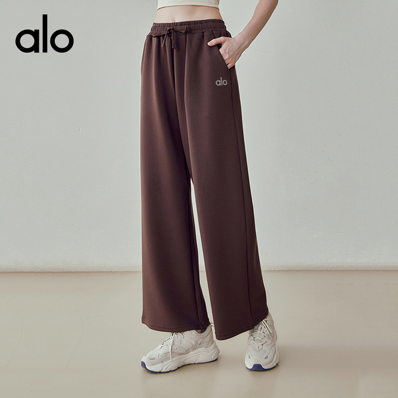 ALO YOGA 💰188💎支持一件代发
aloyoga 裸感保暖长袖连帽健身外套运动户外阔腿裤套装
【品牌】AlO
【款号】TZ8679
【面料】人棉/涤纶/氨纶
【颜色】深巧色套装，浅燕麦套装，浅麻灰套装，星空蓝套装
【尺码】S，M，L，XL
 专柜同款品质，厂家直销，货源充足，售后保障