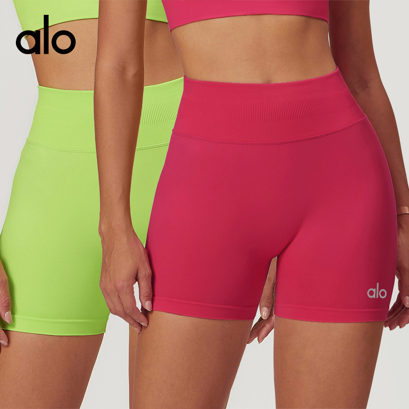 Alo Airlift shorts training pink yoga