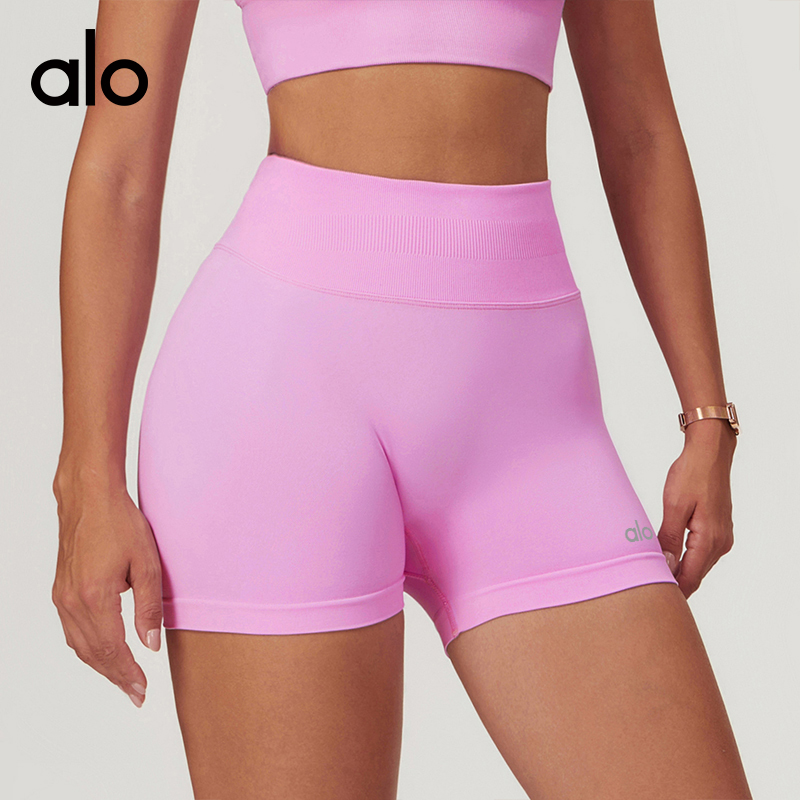 Alo Airlift shorts training pink yoga