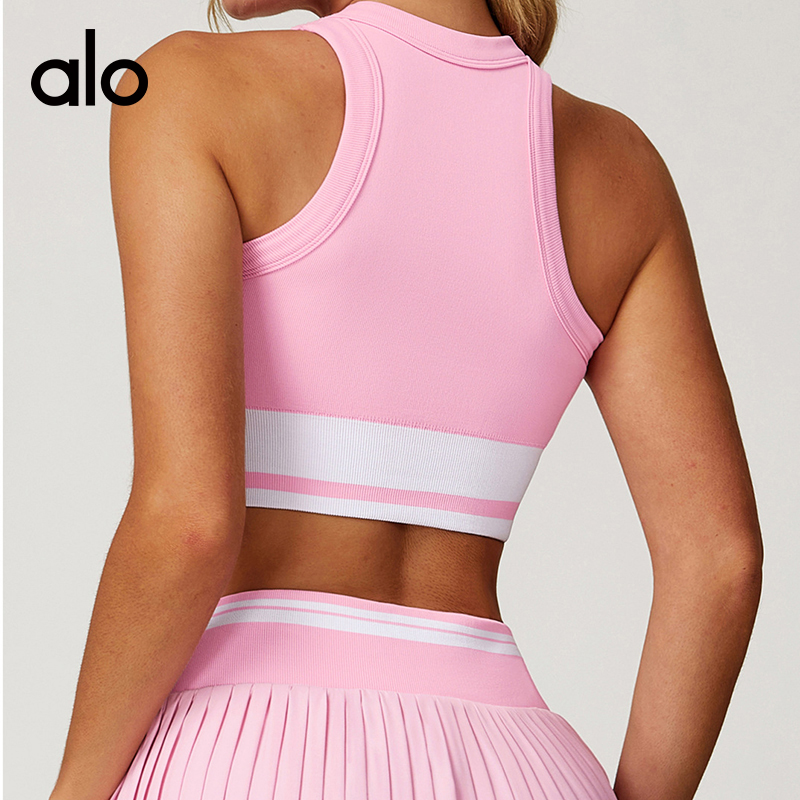 Alo tank training light pink yoga
