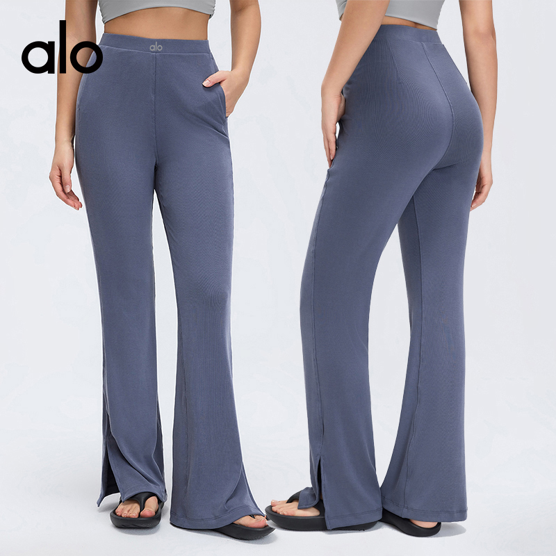 Alo leggings lounge blue-gray yoga