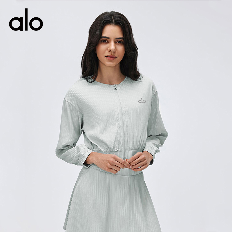Alo jacket everyday pale yellow yoga