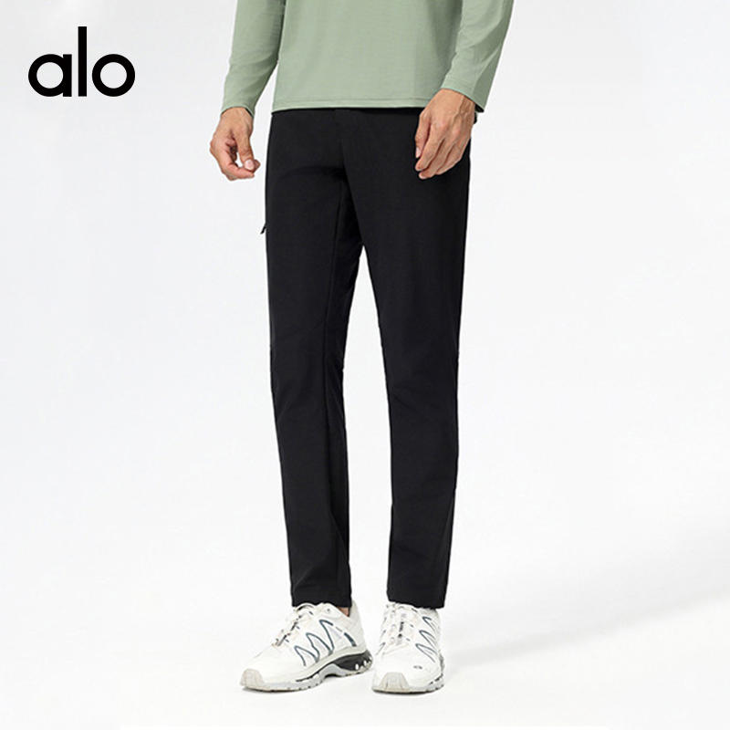 Alo men s bottoms everyday light gray and navy yoga