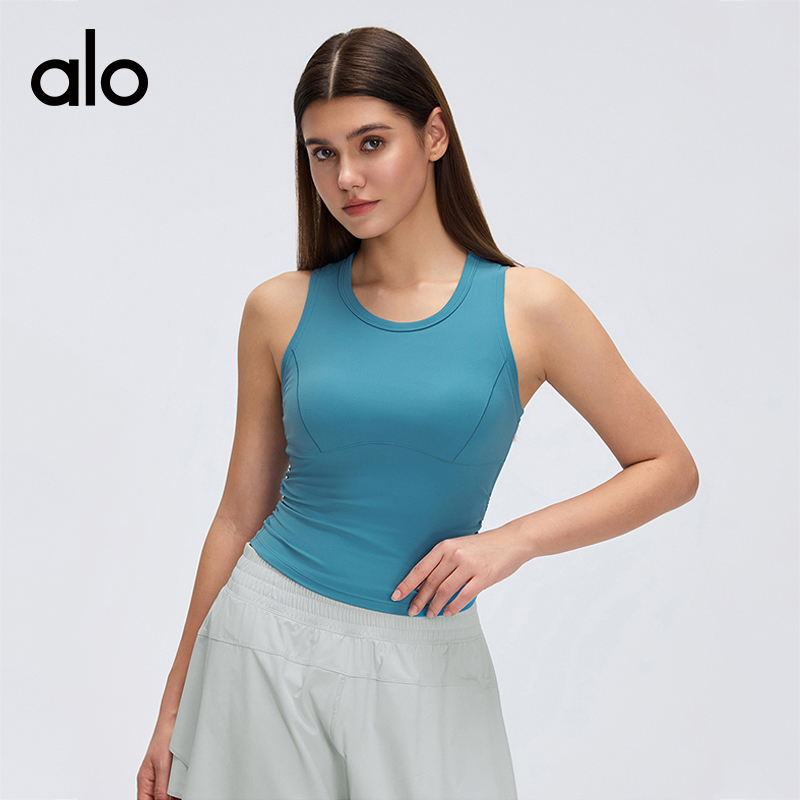 Alo tank yoga pink