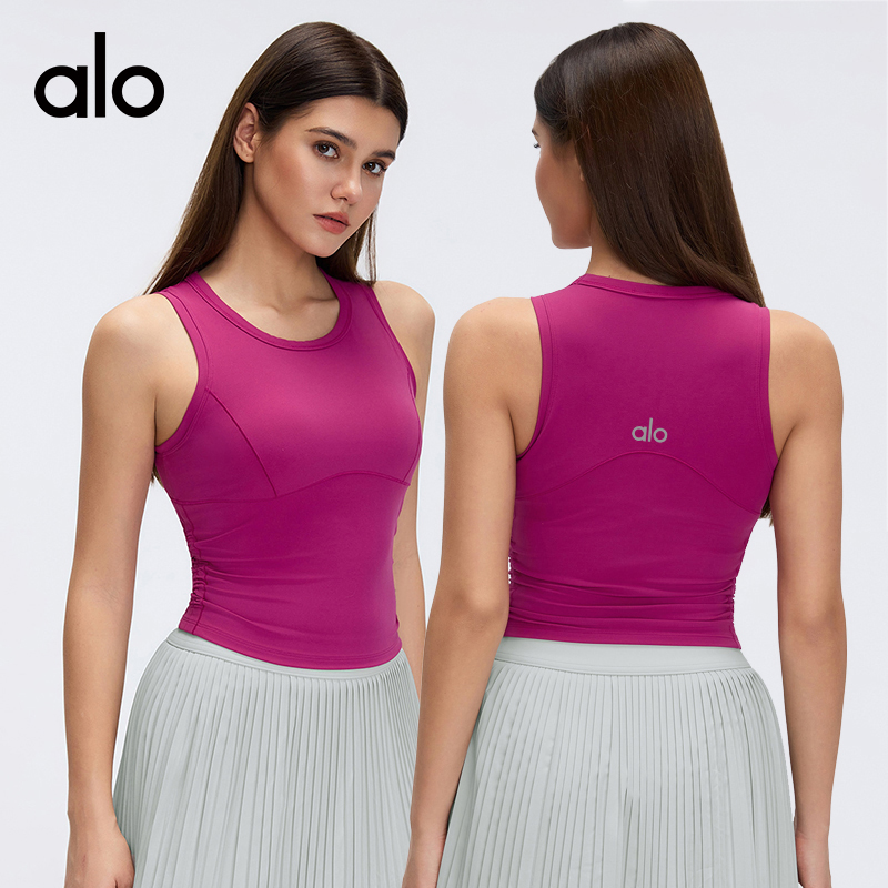 Alo tank yoga pink