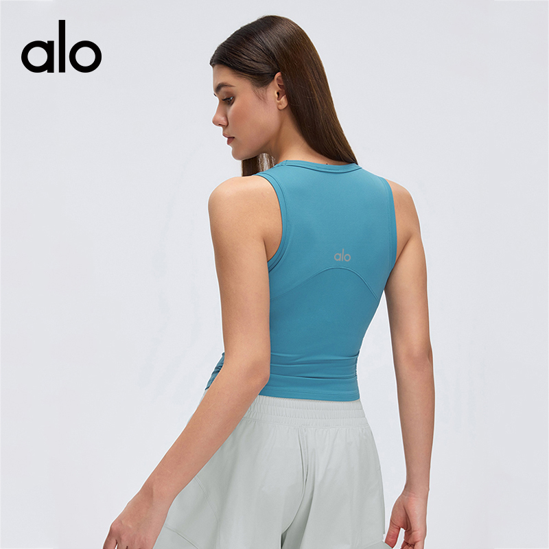 Alo tank yoga pink