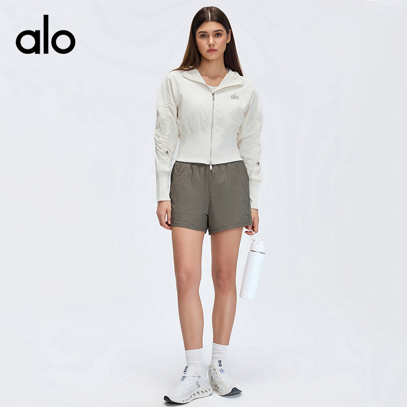 Alo jacket everyday white and black yoga