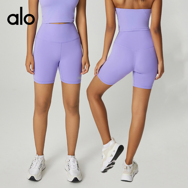 Alo Airlift shorts training lavender yoga