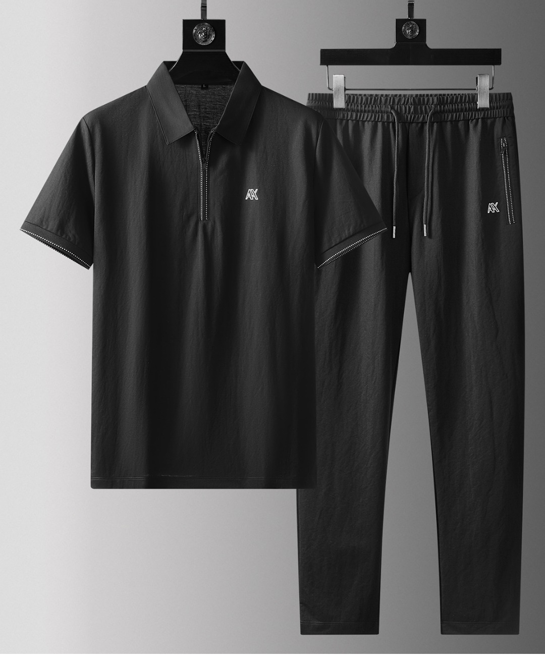 NO:142941,A*ni AR****** Hong Kong counter window style Men's short-sleeved lapel set Casual classic style Overseas counter synchronization Luxury high-end top-grade fabrics Anyone can easily drive Imported custom high-end fabrics Soft and comfortable and stylish Hands, sweat-absorbing and breathable, Luxury classic brand classic logo design Luxury fashion craft styles, foreign trade company orders, domestic first-line OEM factories, customized high-density fabrics, luxury classic designs, fashion essentials!  Highly recommend buying M-4XL, T-shirt, alexander wang19860909阿*尼 AR***** 香港专柜橱窗款 男士短袖翻领套装 休闲经典款式 海外专柜同步 奢华高级顶级面料任何人都可以轻松驾驶 进口定制高档面料 手软舒适有型 吸汗透气 ,奢华经典品牌经典logo设计 奢华时尚工艺款式,外贸公司订单,国内一线代工厂出品,订制高密度面料,奢华经典设计,时尚必备单品！强烈推荐购入 M-4XL,,T-shirt,alexander wang,Men's clothing