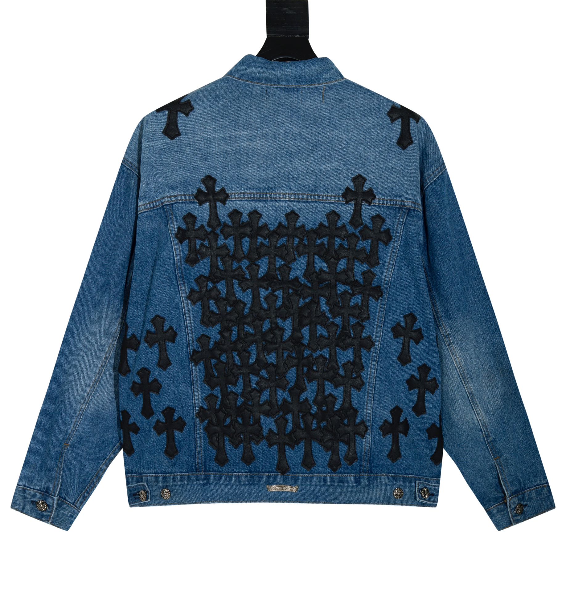 Chrome Hearts Clothing Coats & Jackets Blue Dark Pink Sewing Unisex Men Spring Collection