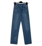 Chrome Hearts mirror quality
 Clothing Jeans Blue Silver Hardware