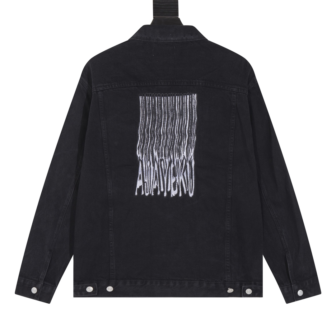 High-End SHUI Jacket with Sanskrit Embroidery and Japanese Imports