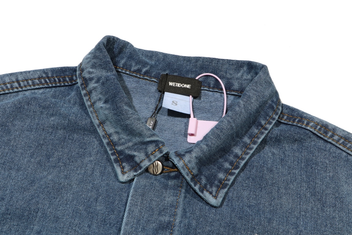 We11done High-End Cowboy Coats with Stamped Zipper: Ultra-Simplistic Design and High-Quality Hardware - 图片 3