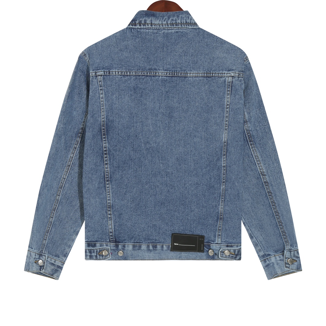 We11done High-End Cowboy Coats with Stamped Zipper: Ultra-Simplistic Design and High-Quality Hardware - 图片 2