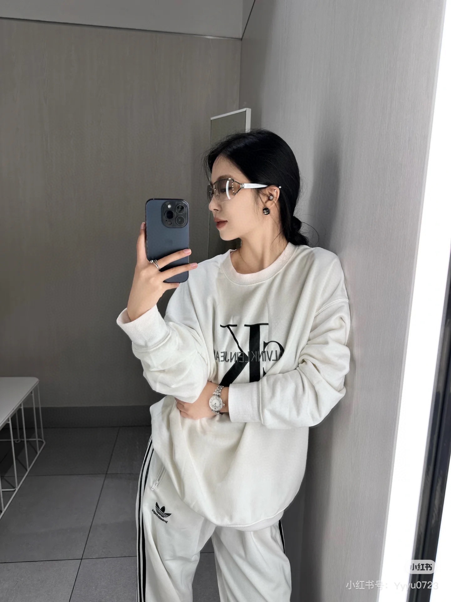 Calvin Klein Jeans CK Embroidered Logo T-shirt [High Version] - 图片 7