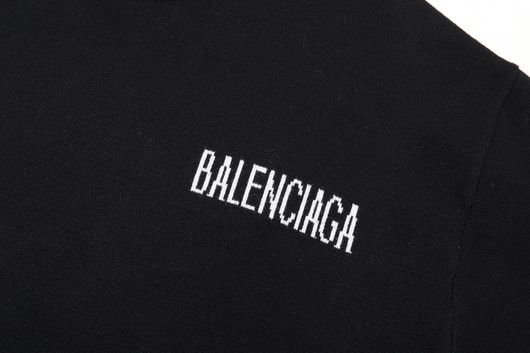 【上新】巴黎｜Balenciaga 可乐经典字母针织圆领毛衣