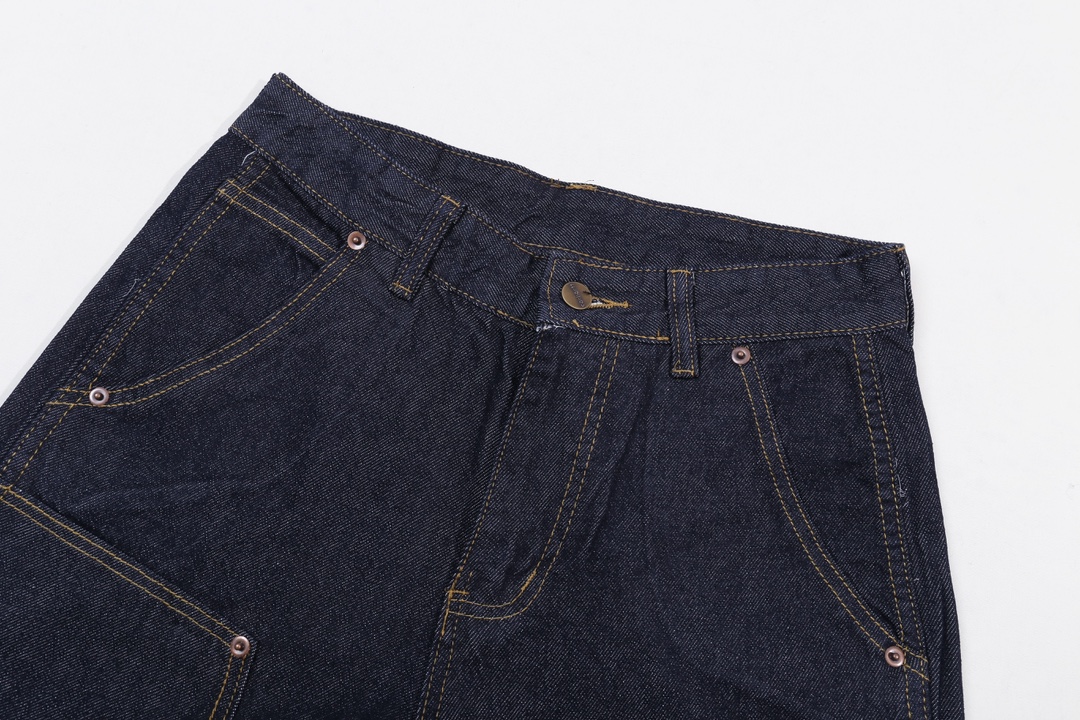 High-End SHUI Carhartt WIP 24ss Jeans: Retro-Lax, Durable, and Stylish - 图片 3