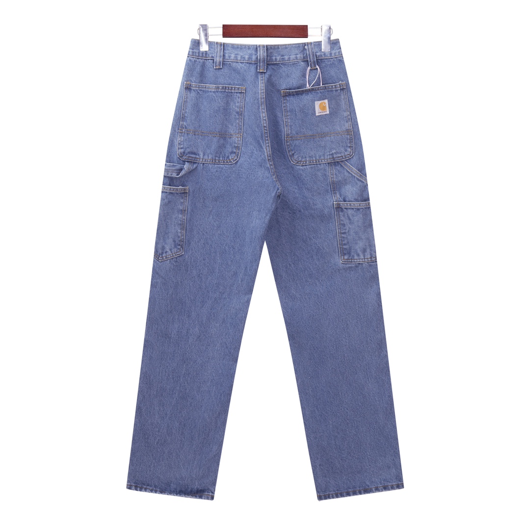 “High-End SHUI Jeans: 3D Structure, 1980s Retro-Inspired, Unisex Fit” - 图片 2