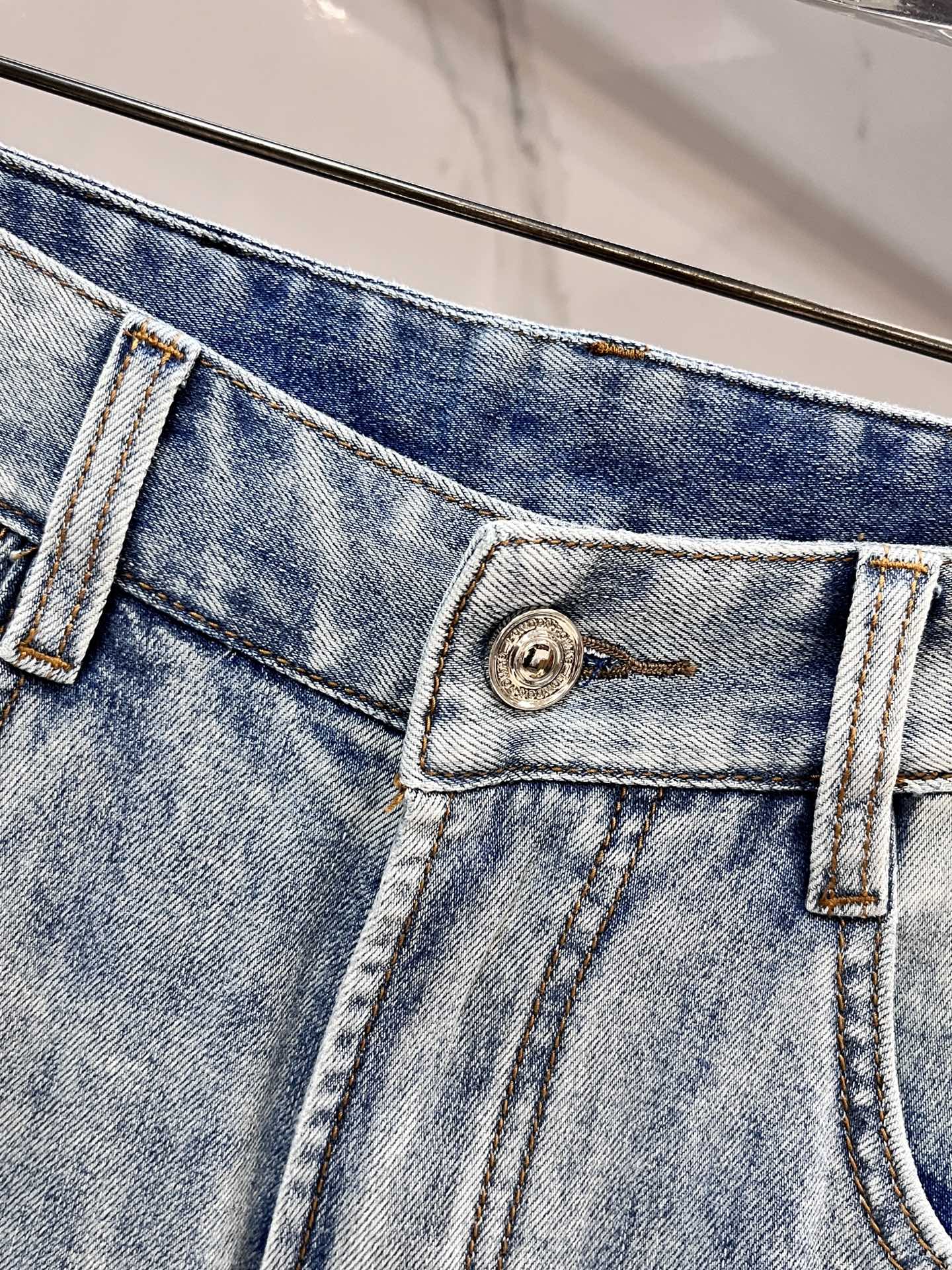 High-Quality Water-Washed Crocson Jeans: Fresh Spring Fruit Collection 2025SS - 图片 5