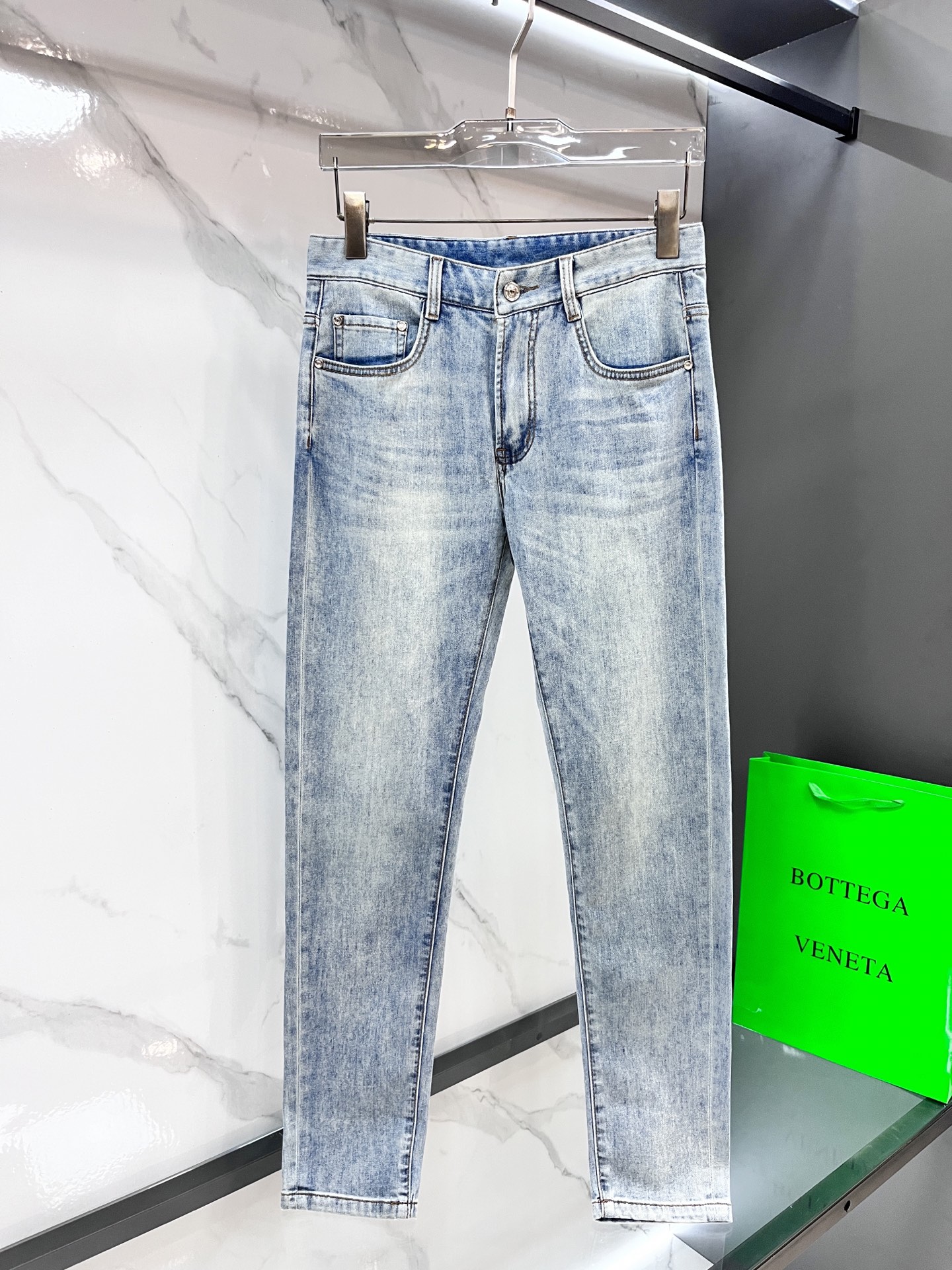 High-Quality Water-Washed Crocson Jeans: Fresh Spring Fruit Collection 2025SS - 图片 2