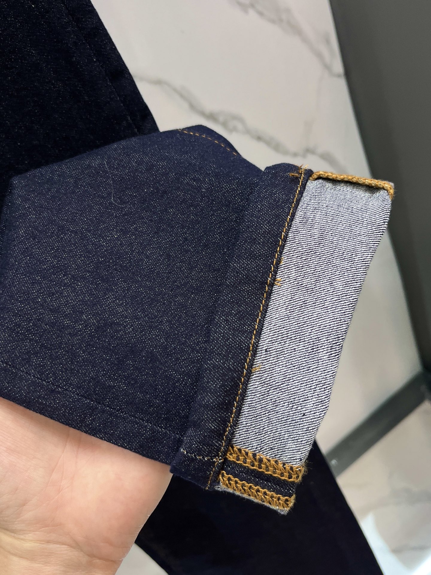 High-Quality Water-Washing Jeans with Hardware Decorations, Comfortable and Stylish, Sizes 29-38 - 图片 9