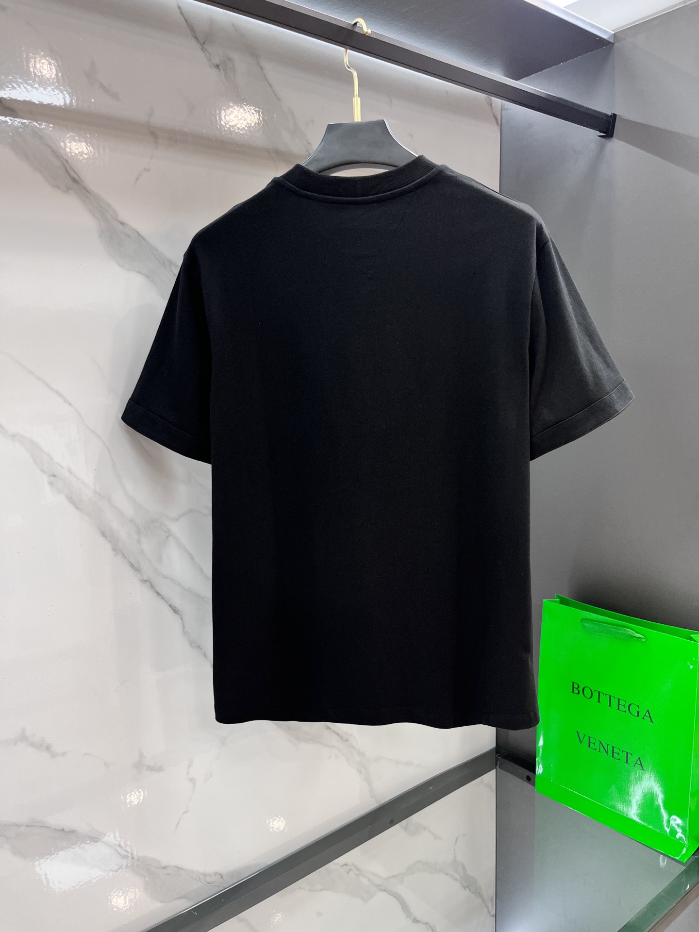 High-Quality Cotton T-shirt with Velvet Details and Fine Embroidery, Sizes M-XXXL - 图片 5