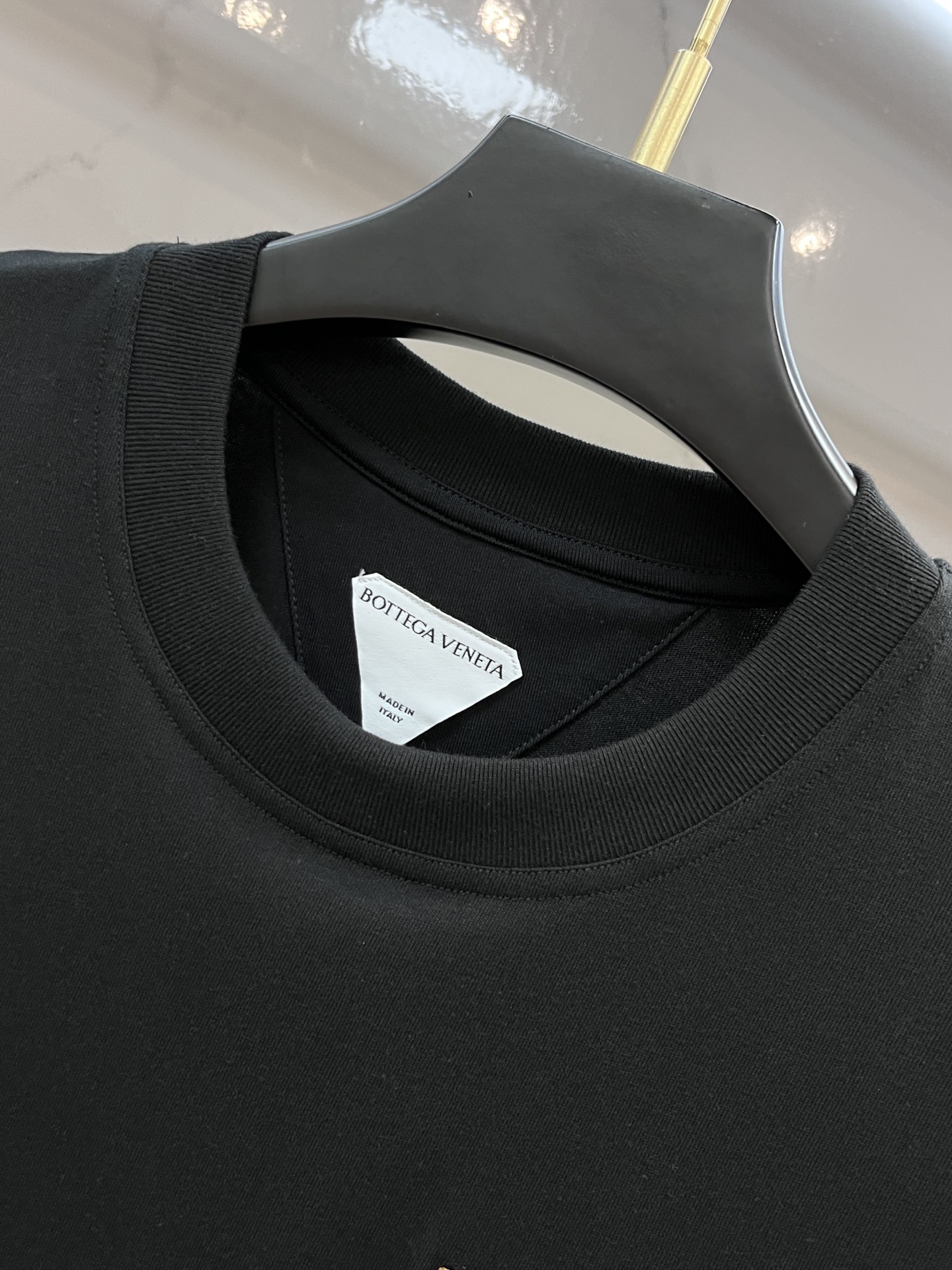 High-Quality Cotton T-shirt with Velvet Details and Fine Embroidery, Sizes M-XXXL - 图片 6