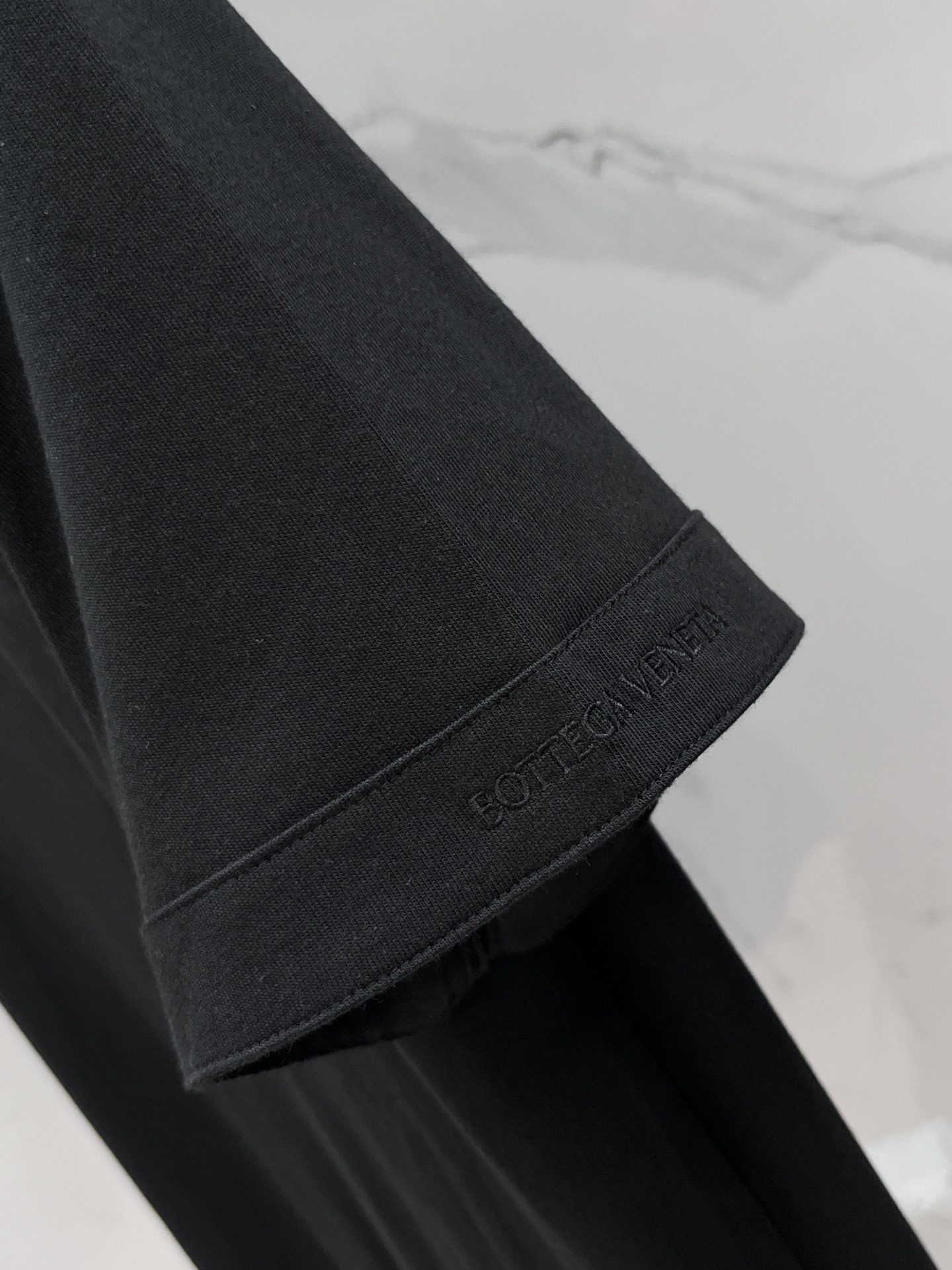 High-Quality Cotton T-shirt with Velvet Details and Fine Embroidery, Sizes M-XXXL - 图片 8
