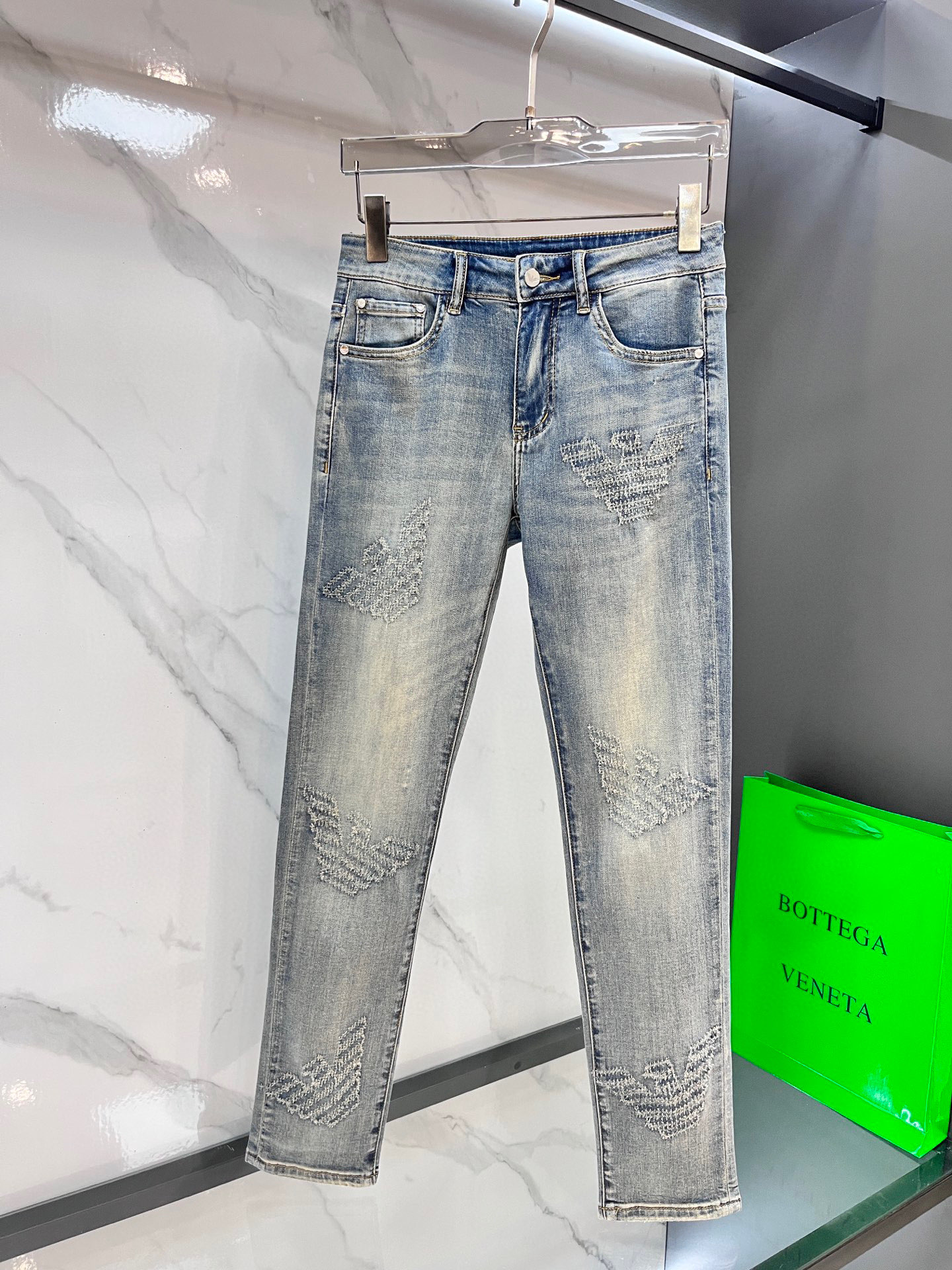 2025SS Amani Jeans: High-Quality Water-Washing Fabric for Ultimate Comfort - 图片 2
