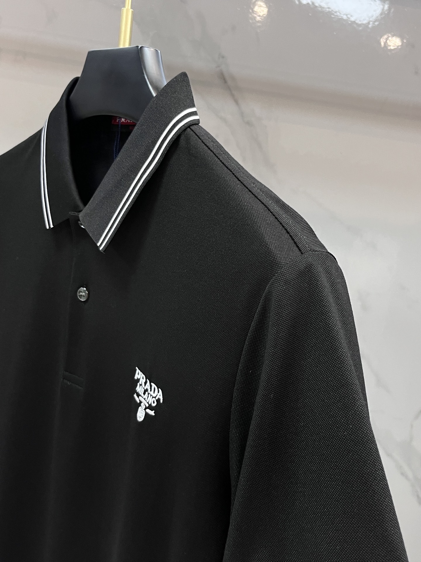 Prada 2026新款高端商务Polo 白领 单位人士必入单品！ 休闲商务翻领短袖，科技面料，体感非常