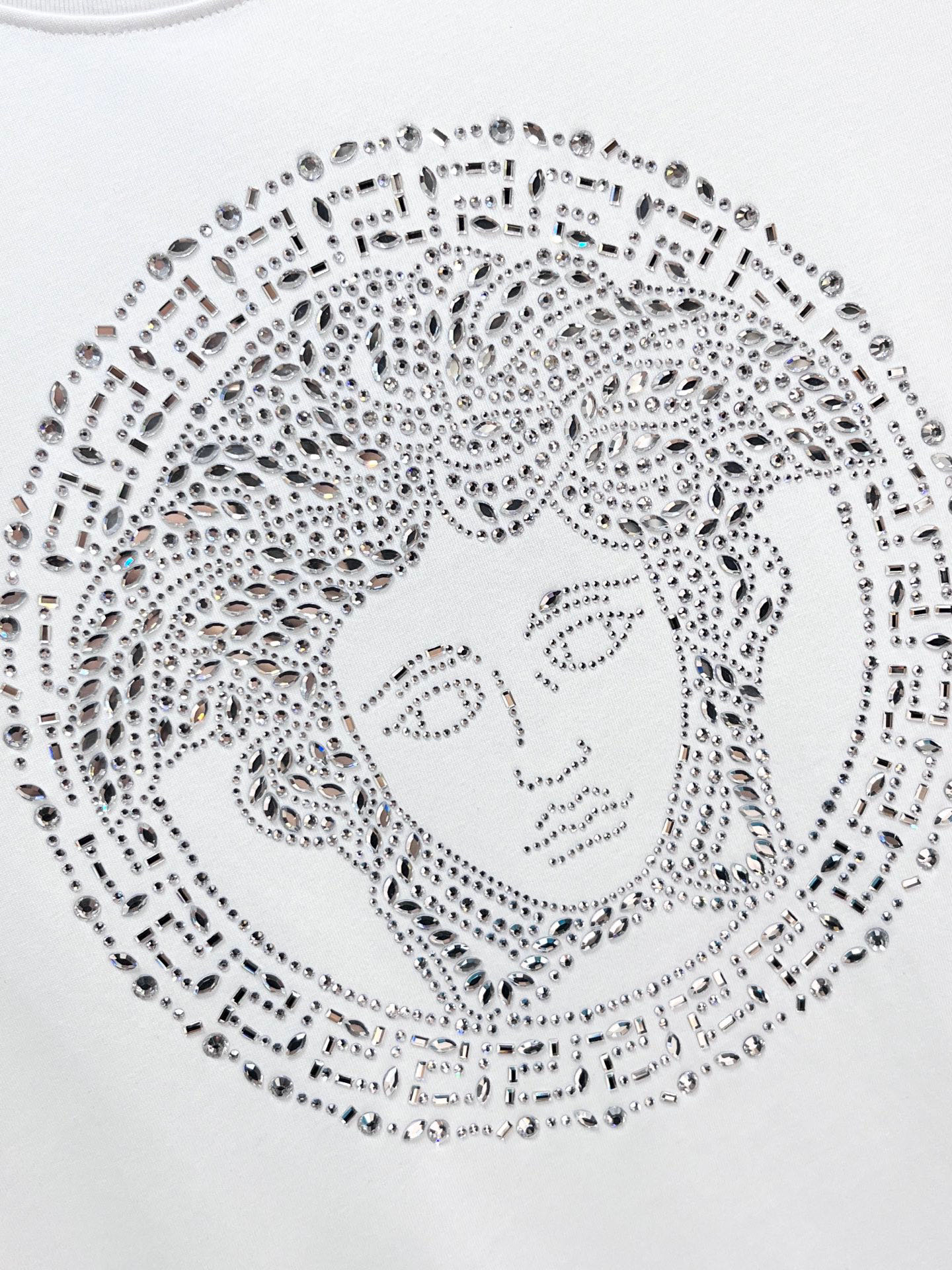 VERSACE/范思哲 2025春夏装欧洲GW专柜新款 走秀网红款定制 顶级原单时尚休闲短袖T恤。25s