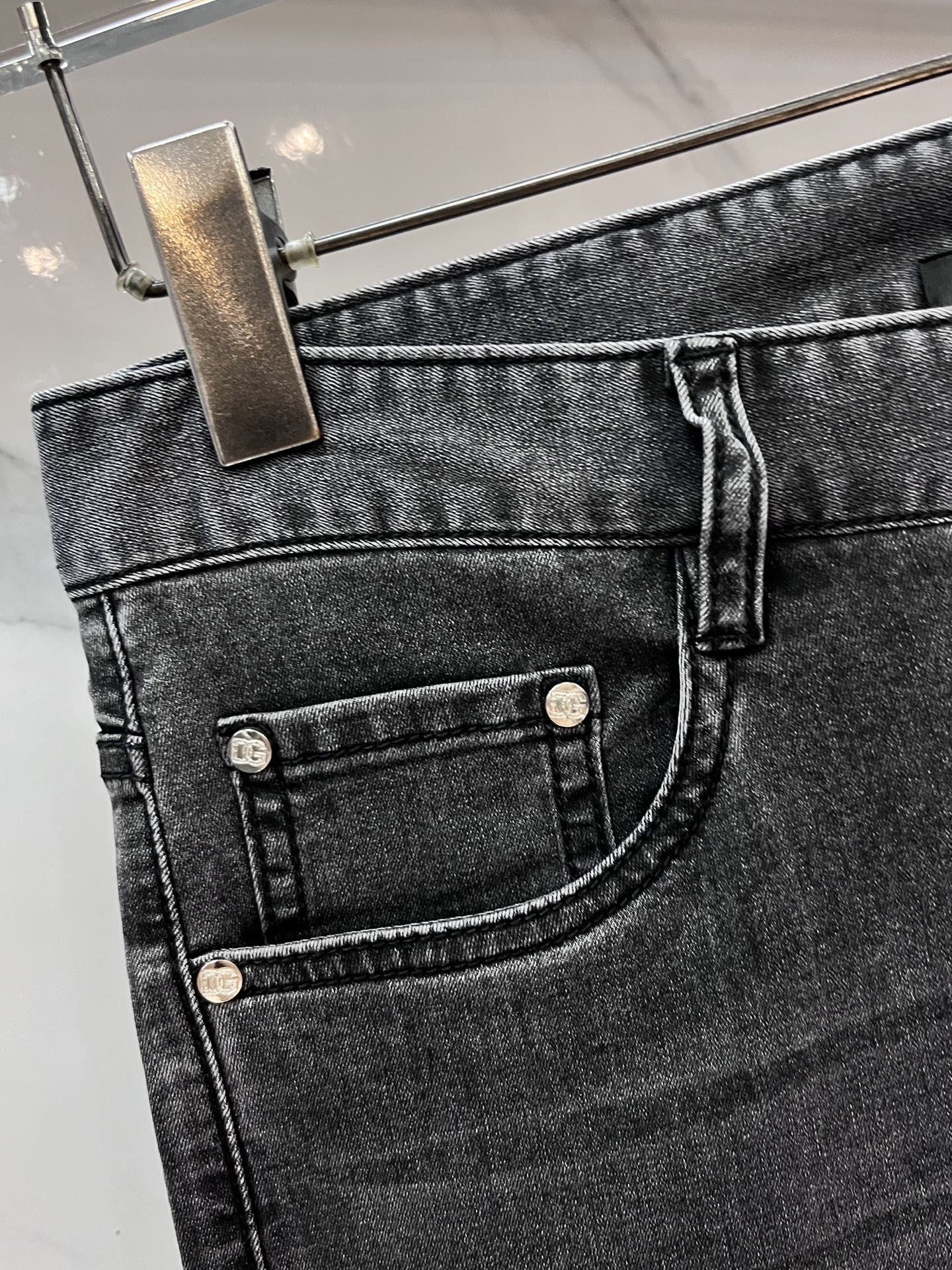 High-Quality Water-Washing Fresh-Spring-Fruit Jeans for Hardware Decorations, Size 29-38 - 图片 5
