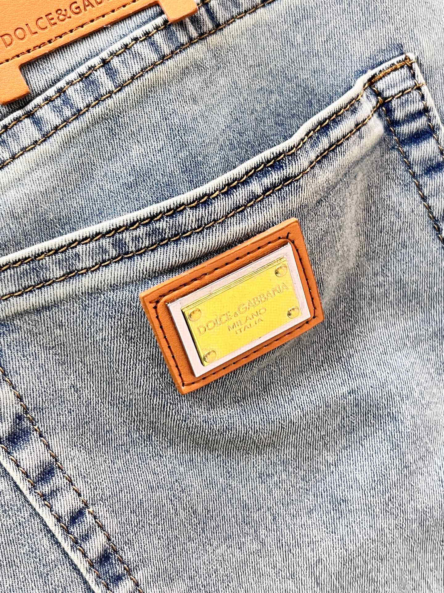 High-Quality Water-Washing Jeans with Fresh Spring Fruit Design for Hardware Decorations - 图片 7