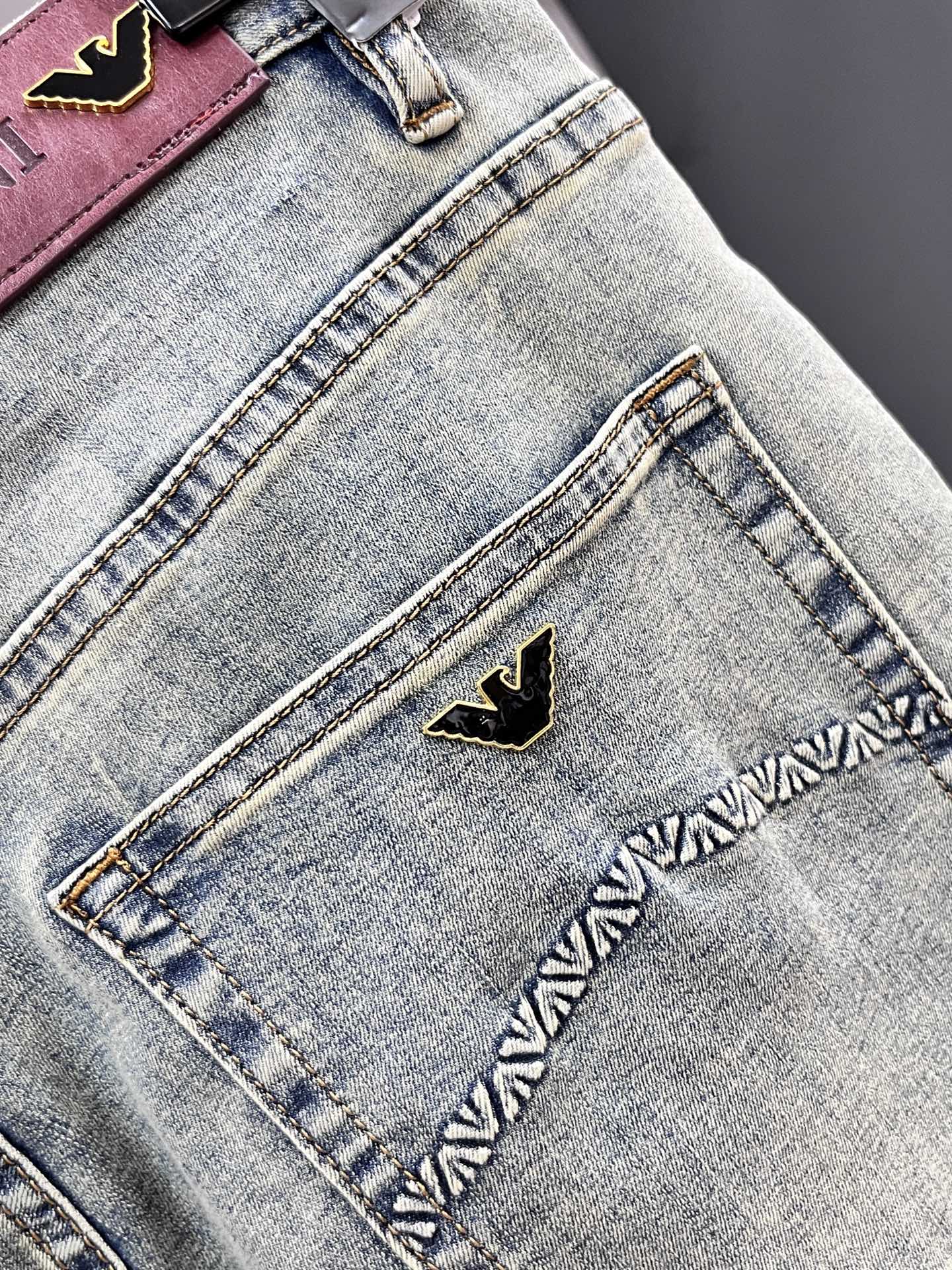High-quality Water-Washing Fabric Amani 2025 SS Hardware Decorations Fine-Forming Handsome – Size 29-38 - 图片 8
