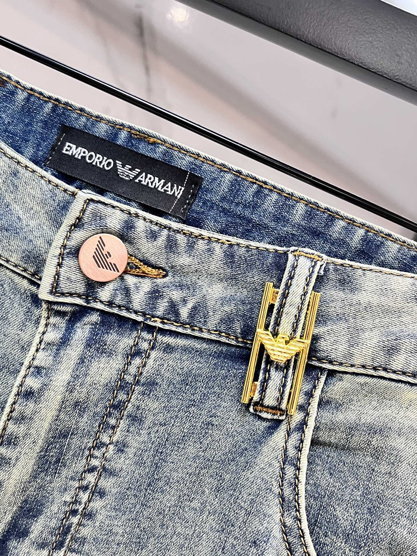 High-quality Water-Washing Fabric Amani 2025 SS Hardware Decorations Fine-Forming Handsome – Size 29-38 - 图片 5