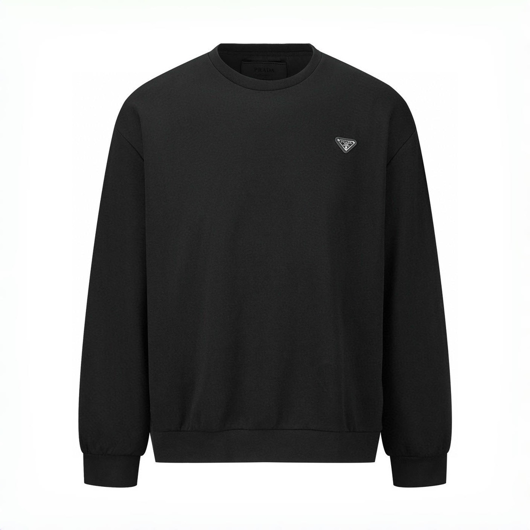 (Sitio web oficial calidad del pedido original 1:1) Sudadera de cuello redondo con logo de empalme de doble cara de nai…