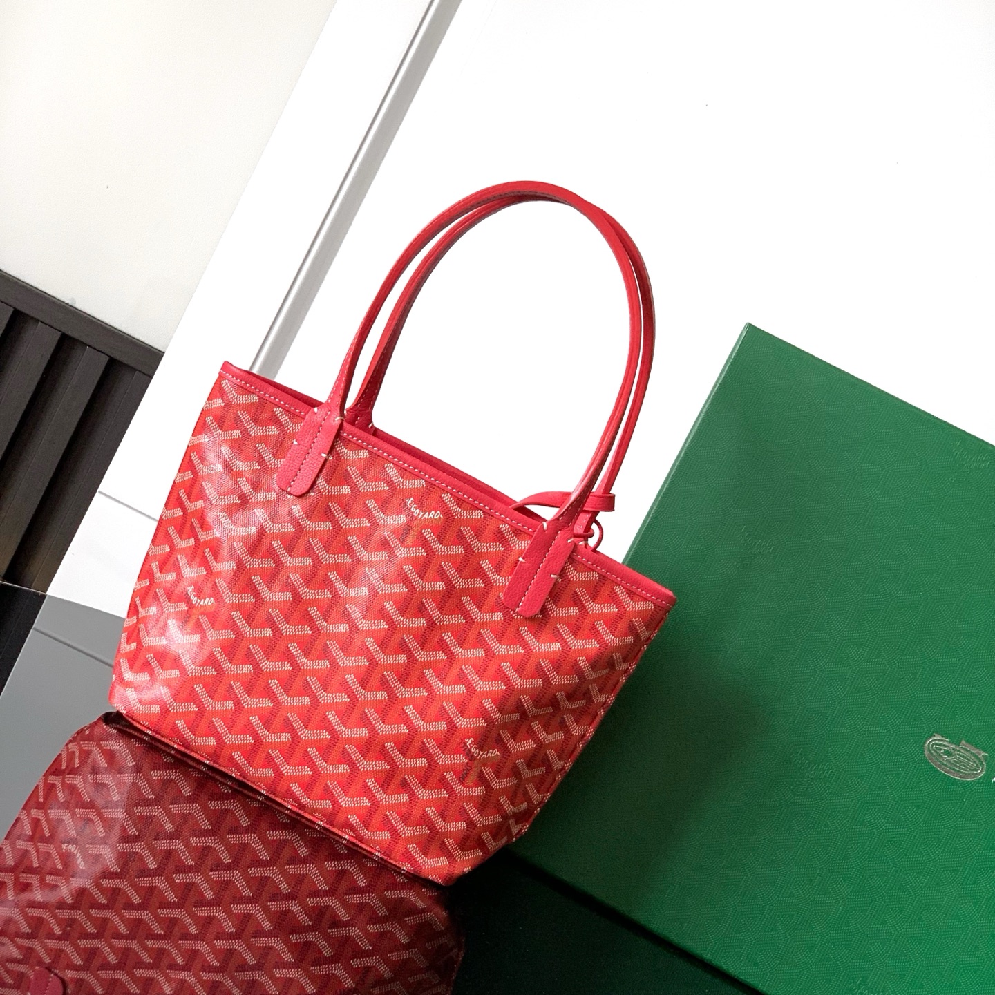 Goyard Anjou Mini Tote Bag - Limited Edition Rose Pink Goyardine Canvas 3 i1745506718256 7600 0 2