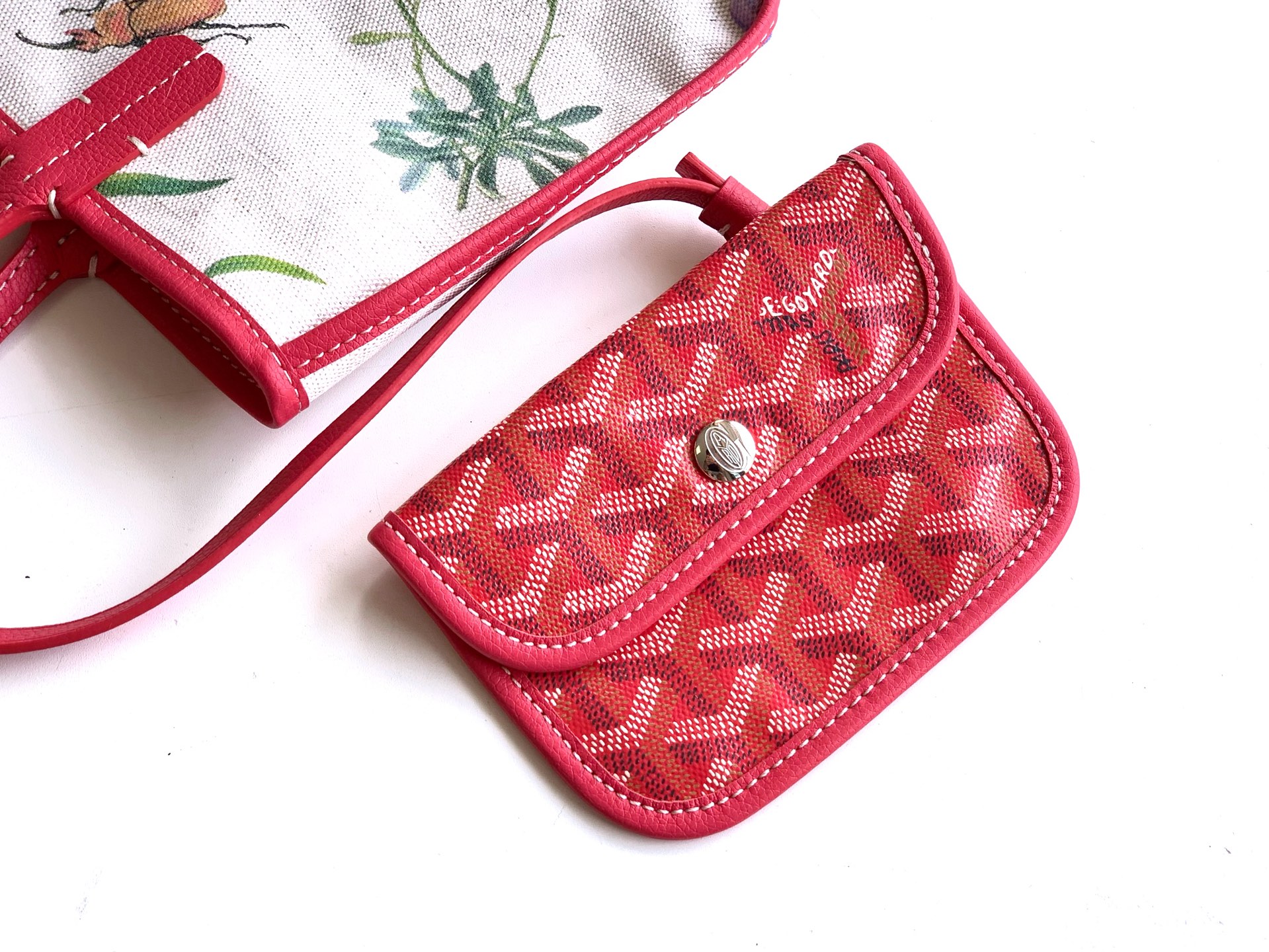 Goyard Anjou Mini Tote Bag - Limited Edition Rose Pink Goyardine Canvas 6 i1745506718273 9369 0 5