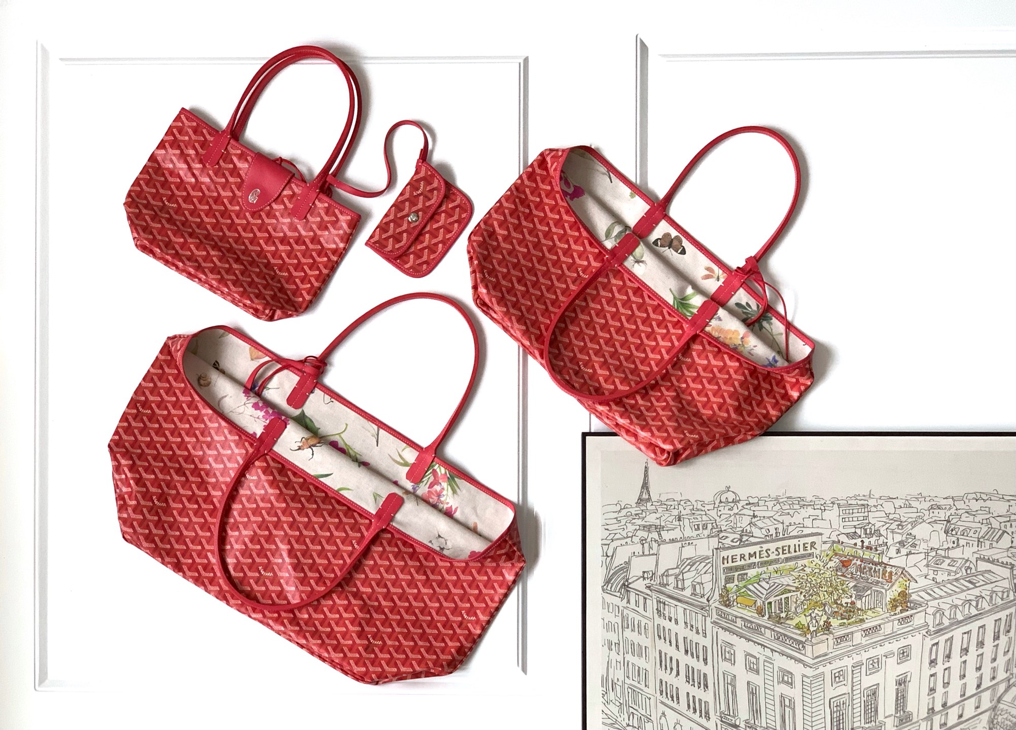 Goyard Saint Louis Tote Bag, 2025 Limited Edition, Iris/Rose, Versatile and Stylish 2 i1745506774489 2776 0 1