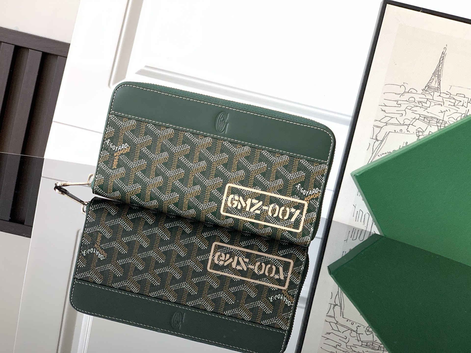 Goyard Matignon Long Zip Wallet 12 Card Slots