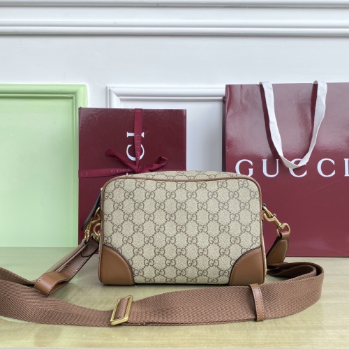 Gucci Men's Brown GG Supreme Canvas Messenger Bag 821155, 23x16.5x8cm 1 Gucci Men's Brown GG Supreme Canvas Messenger Bag 821155, 23x16.5x8cm