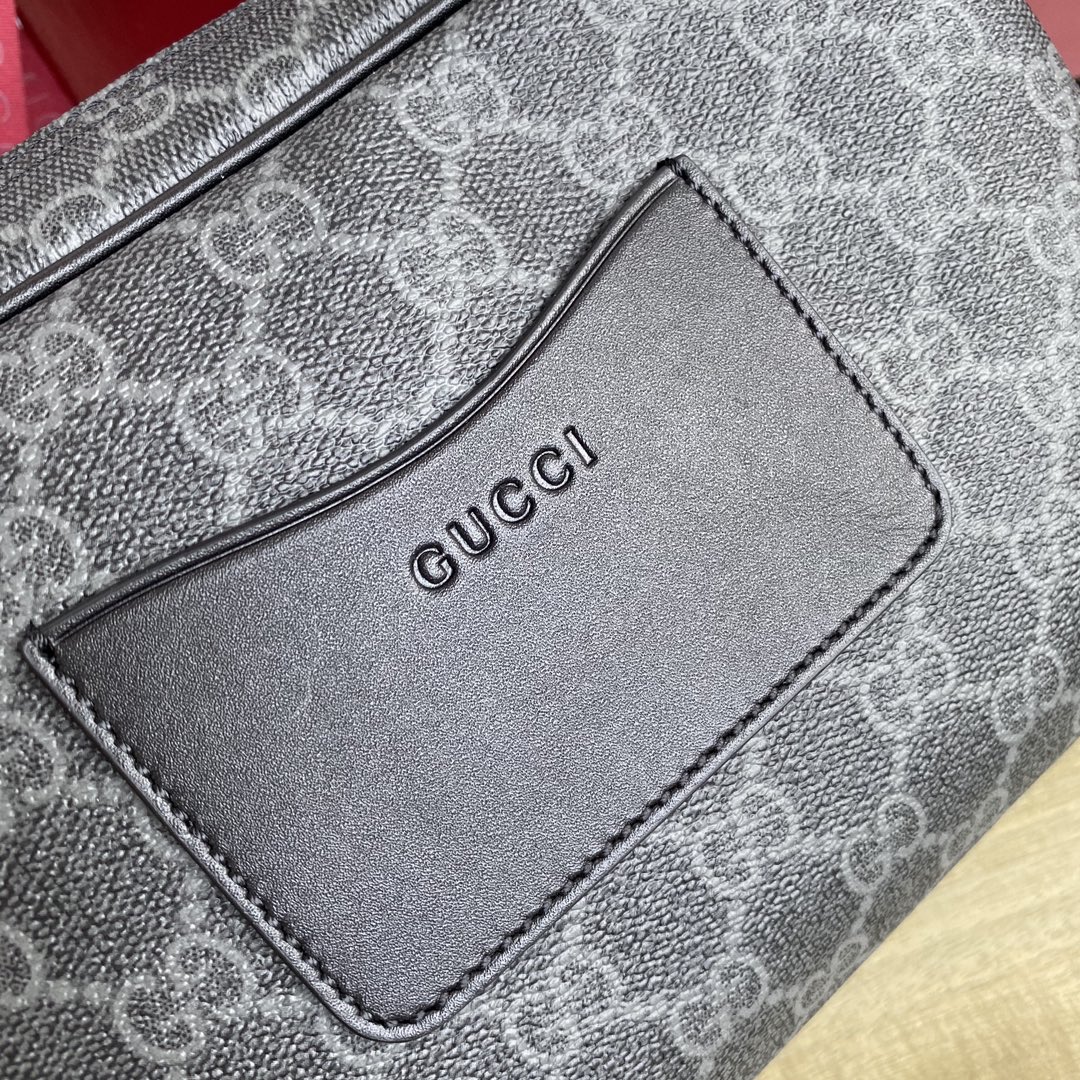 Gucci Men's GG Supreme Crossbody Bag, 23 cm, Brown 6 i1744260582 3499 3