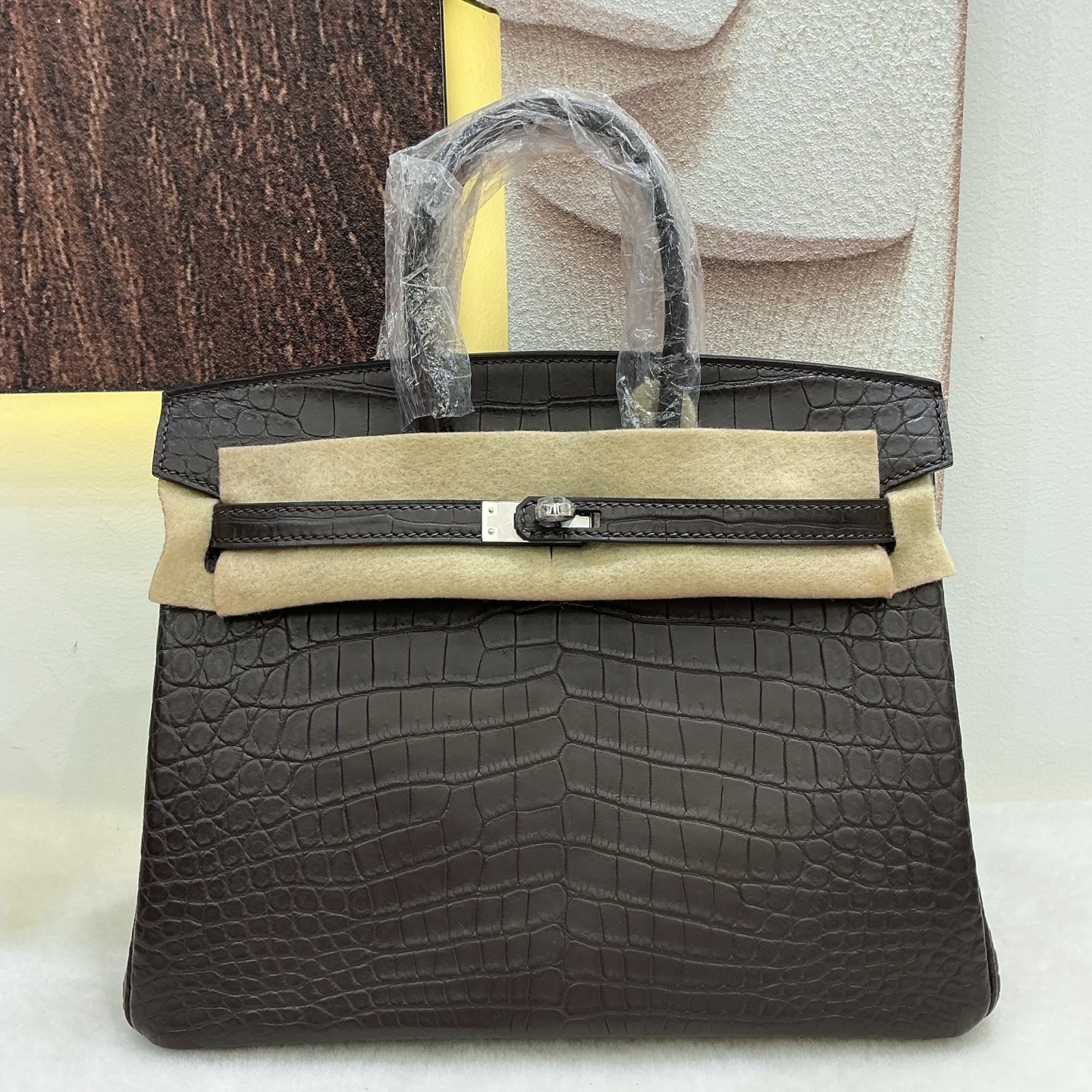 NO:919372,Custom-ordered matte platinum 25 ~ ebony silver buckle, Hermes, hermes, Hermes,19860909客订出货雾面铂金25～乌木色银扣,爱马仕,hermes,Hermes,,Bag