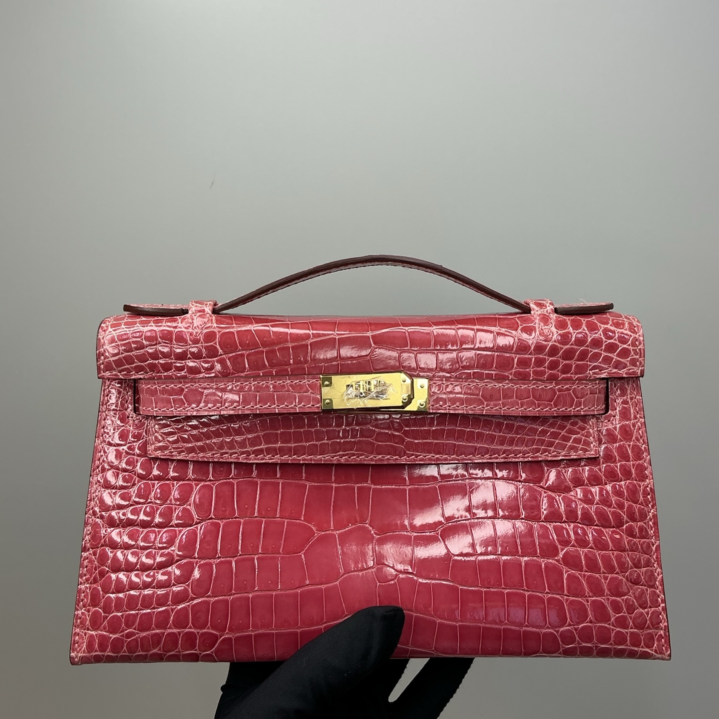 NO:894007,Real-time shot of the high-gloss generation ~ candy pink gold buckle, Hermes, hermes, Hermes,19860909现货实拍高光一代～糖果粉金扣,爱马仕,hermes,Hermes,,Bag