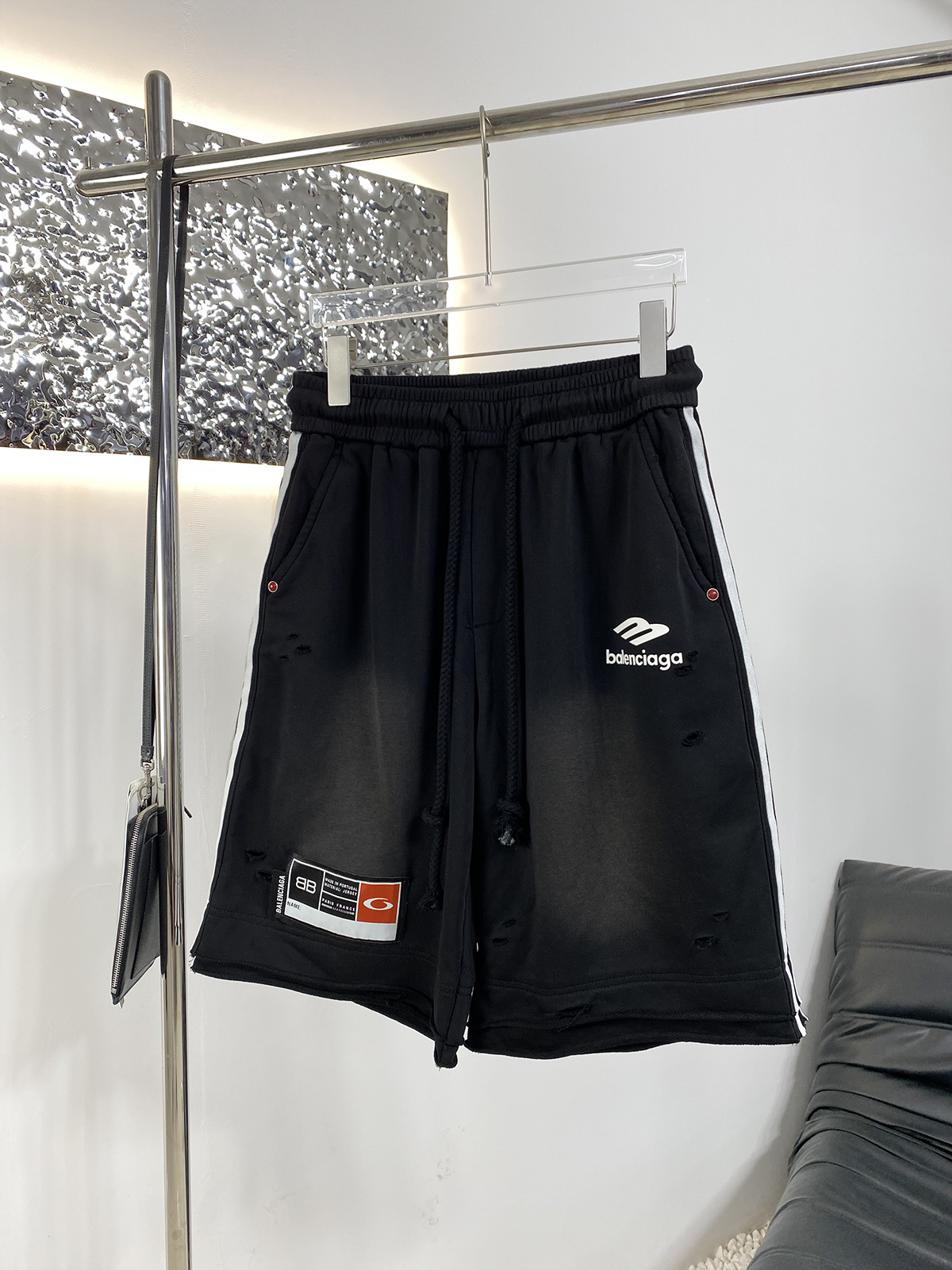Balenciaga Distressed Logo Shorts - Spring/Summer Collection 4 i1747357852198 4065 0 2