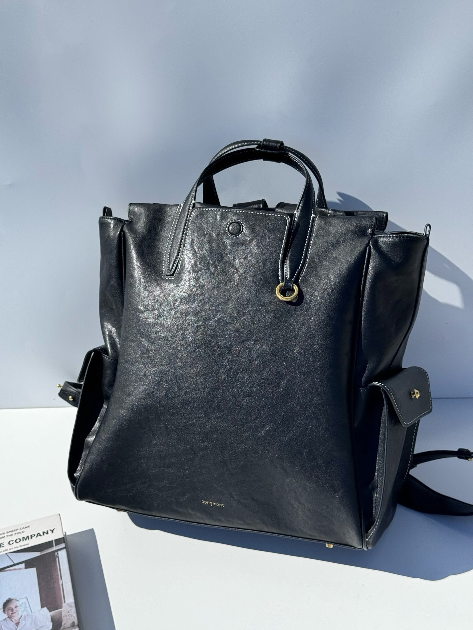 Songmont – Trace Collection Small Leather Backpack - Comprehensive 2